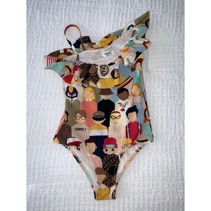 Fendi bathing suit toddler size 4